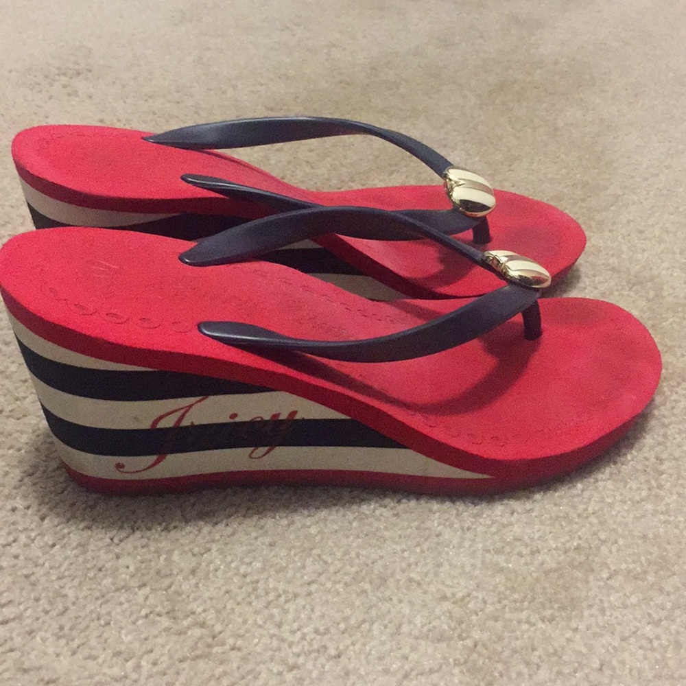 Juicy Couture Wedge Sandals - Size 8
